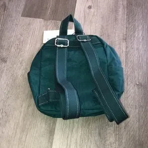 Kipling Zinna Graceful Green Nylon Mini Backpack + Monkey Pom Pom Keychain NWT Kipling Zinna Graceful Green Nylon Mini Backpack + Monkey  main image 4